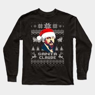 Claude Debussy Santa Claude Long Sleeve T-Shirt